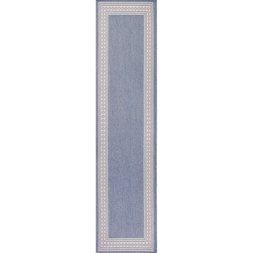 Lucia Classic Diamond Border Indoor/outdoor Area Rug